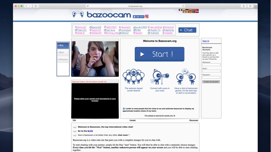 Bazoocam : avis et ce qu’il faut savoir sur ce site | 1tchat